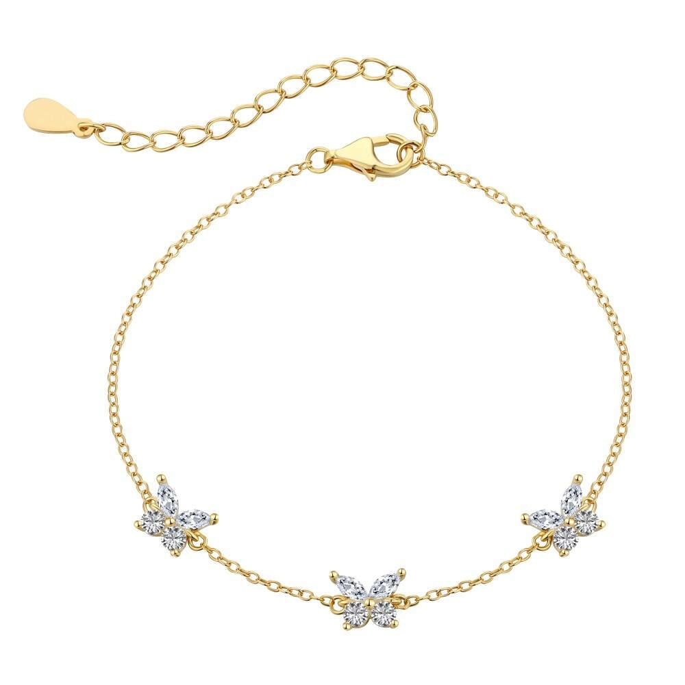 925 Silver Butterfly Bracelet with Cubic Zirconia 4 - Zhefan Jewelry 925 Silver Butterfly Bracelet with Cubic Zirconia 4 - Zhefan Jewelry