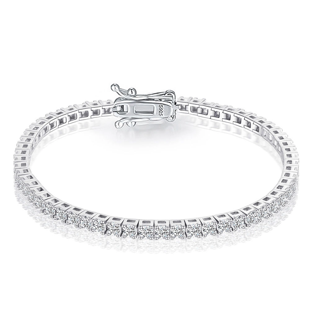 925 silver tennis bracelet (4) - Zhefan Jewelry