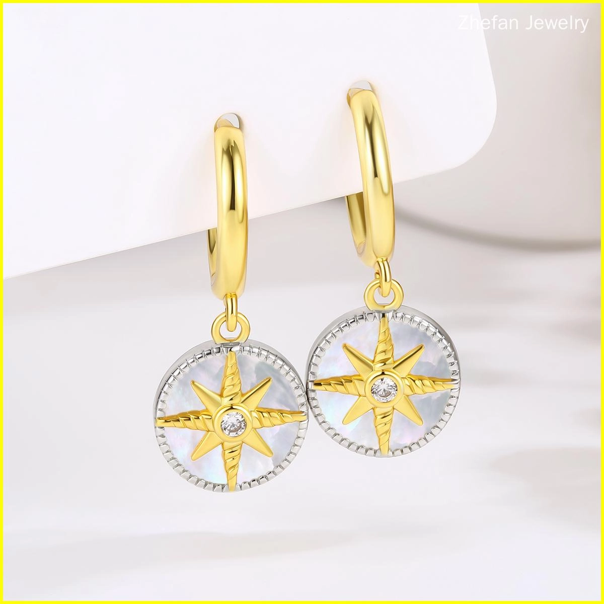 brass earring supplier - Zhefan Jewelry