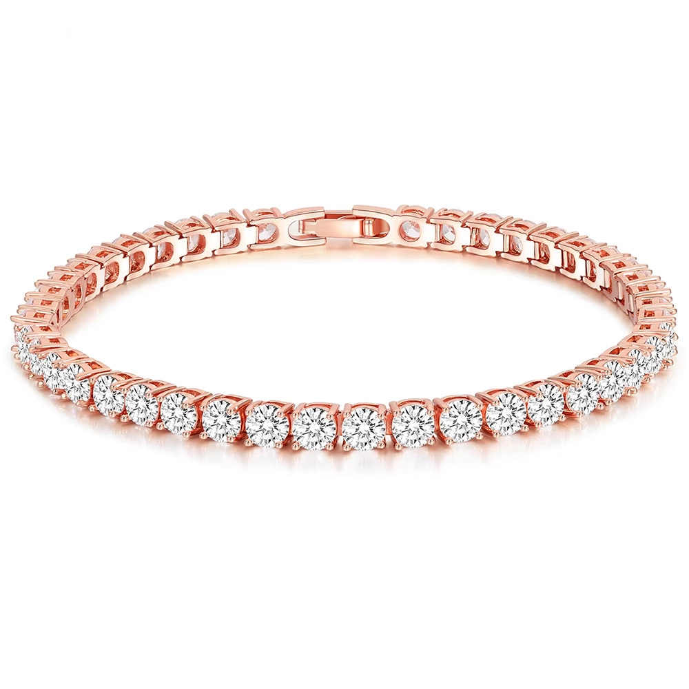 Custom Brass Tennis Bracelet Jewelry Supplier (5) - Zhefan Jewelry