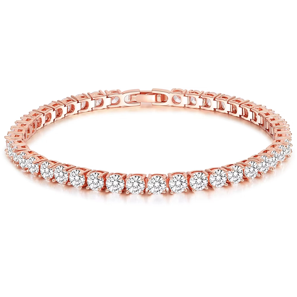 Custom Brass Tennis Bracelet Jewelry Supplier (5)