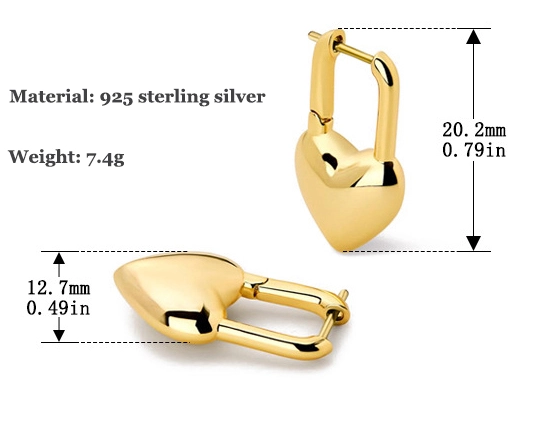 custom gold plated earrings - Zhefan Jewelry
