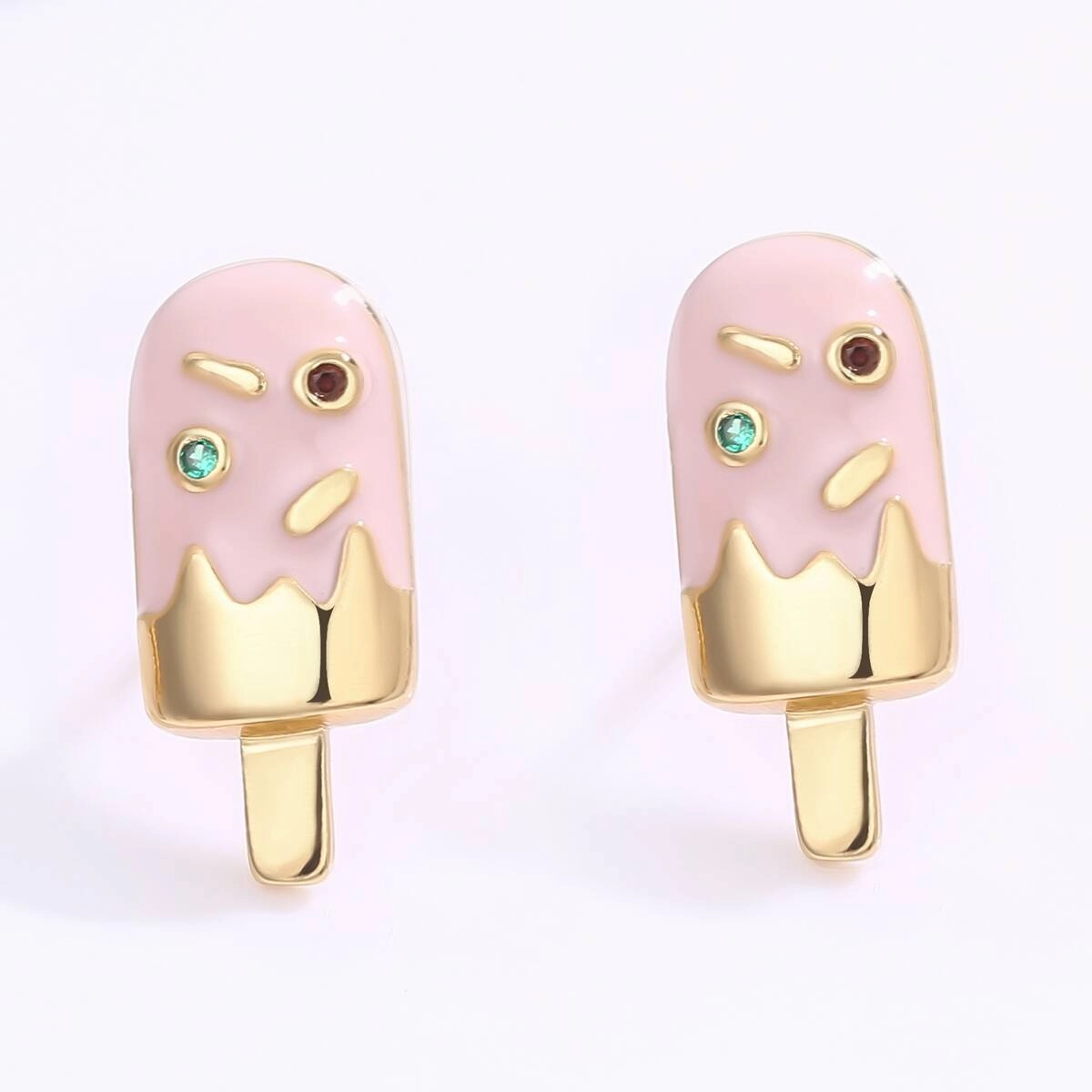 Cute Kid Jewelry Oil Stud Earrings 3 - Zhefan Jewelry Cute Kid Jewelry Oil Stud Earrings 3 - Zhefan Jewelry