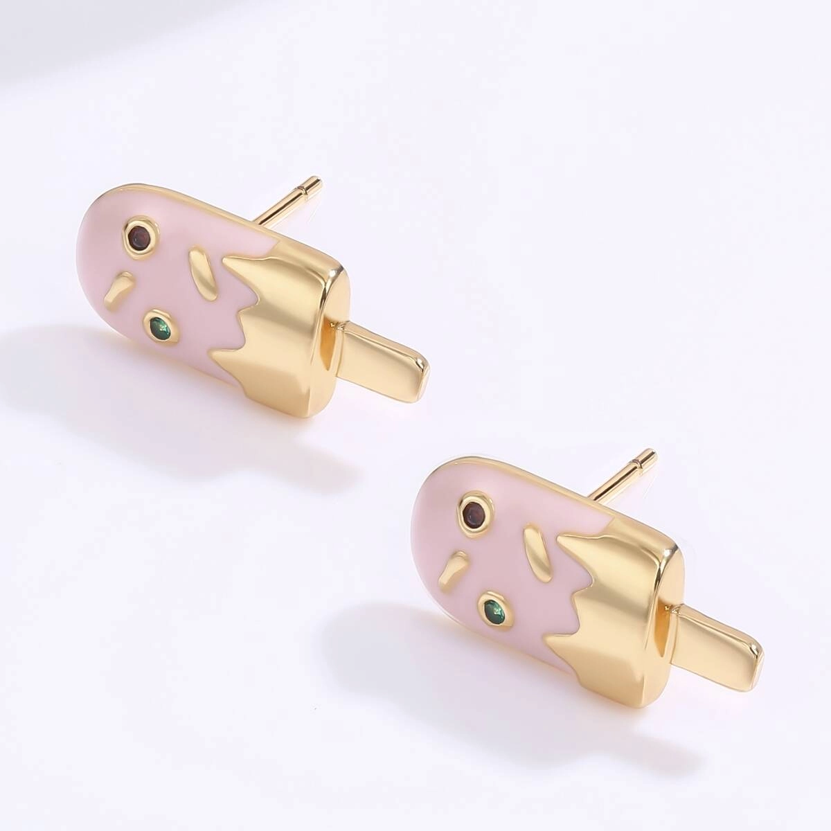 Cute Kid Jewelry Oil Stud Earrings 4 - Zhefan Jewelry Cute Kid Jewelry Oil Stud Earrings 4 - Zhefan Jewelry