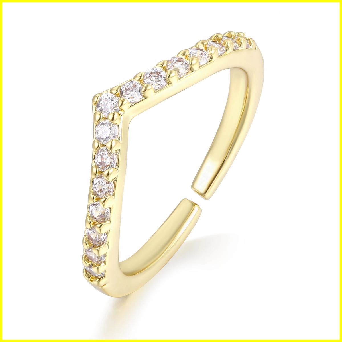 Danity Channel Setting Geometric Stackable Rings 1 - Zhefan Jewelry