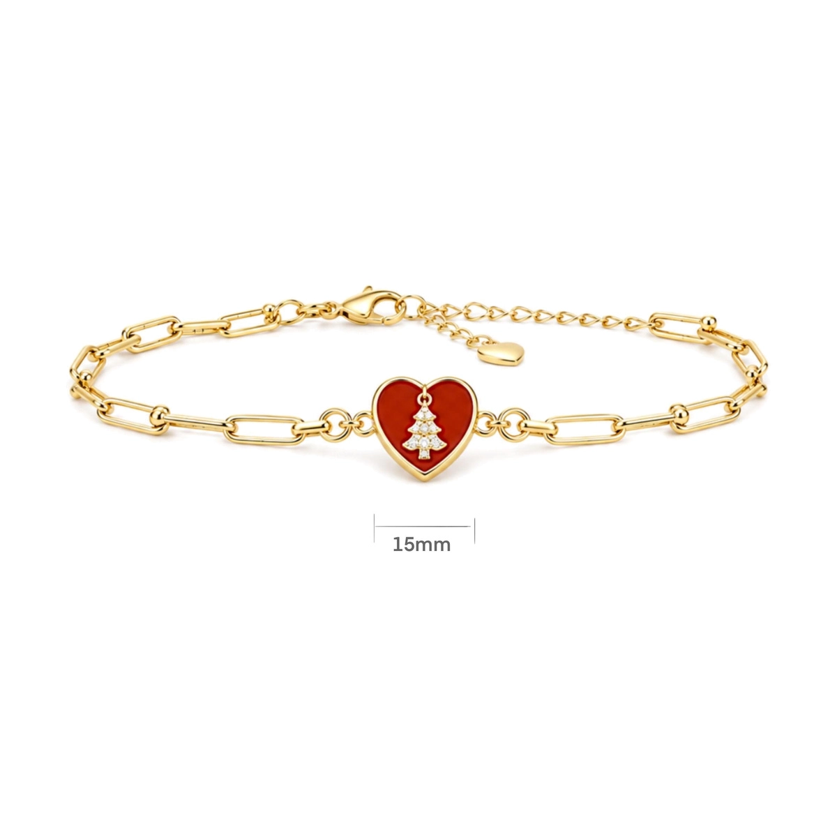 Bracelet manufacturers Christmas tree and heart bracelet design for seasonal jewelry programs - Zhefan Jewelry