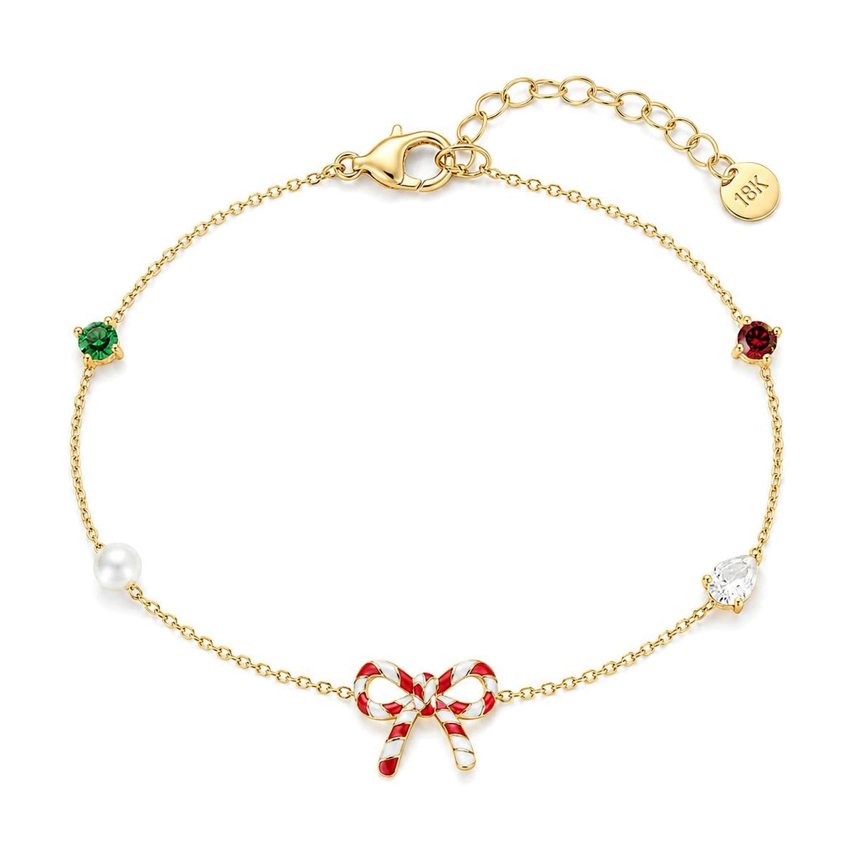 Christmas jewelry wholesale collection featuring red, green and gold holiday designs