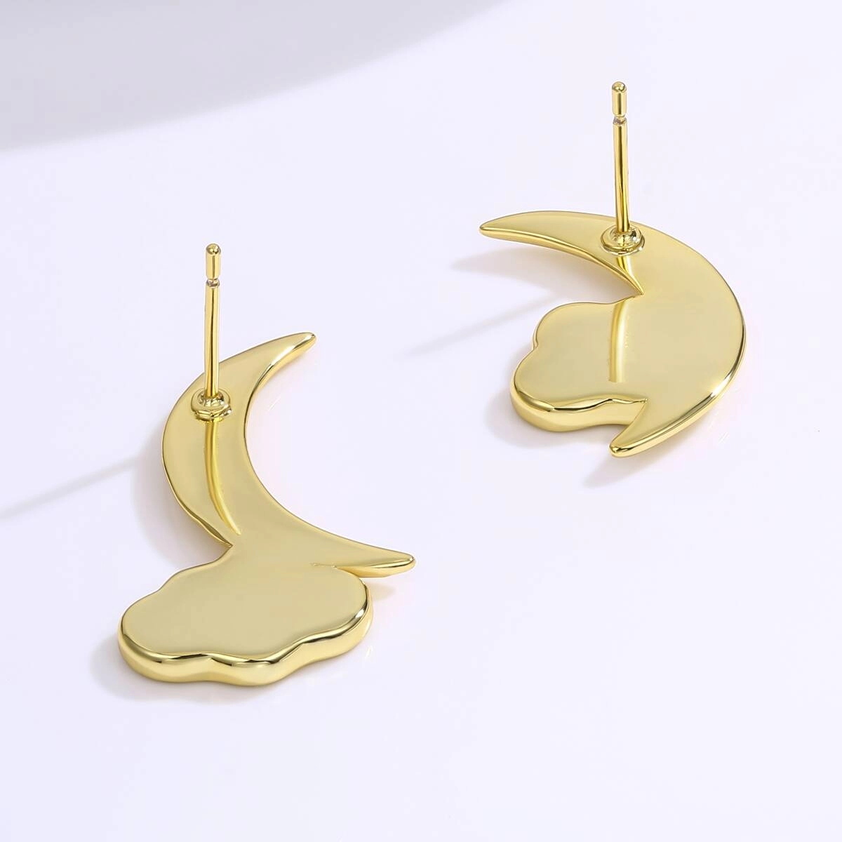 Mother of Pearl Stud Earrings - 18K Gold Plated 4 - Zhefan Jewelry Mother of Pearl Stud Earrings - 18K Gold Plated 4 - Zhefan Jewelry