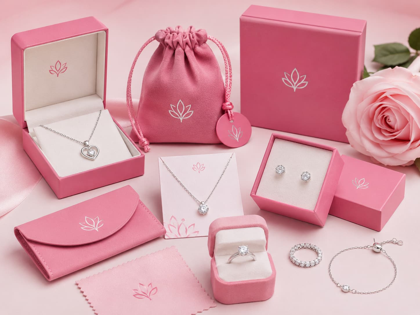 Private label packaging for sterling silver jewelry brand