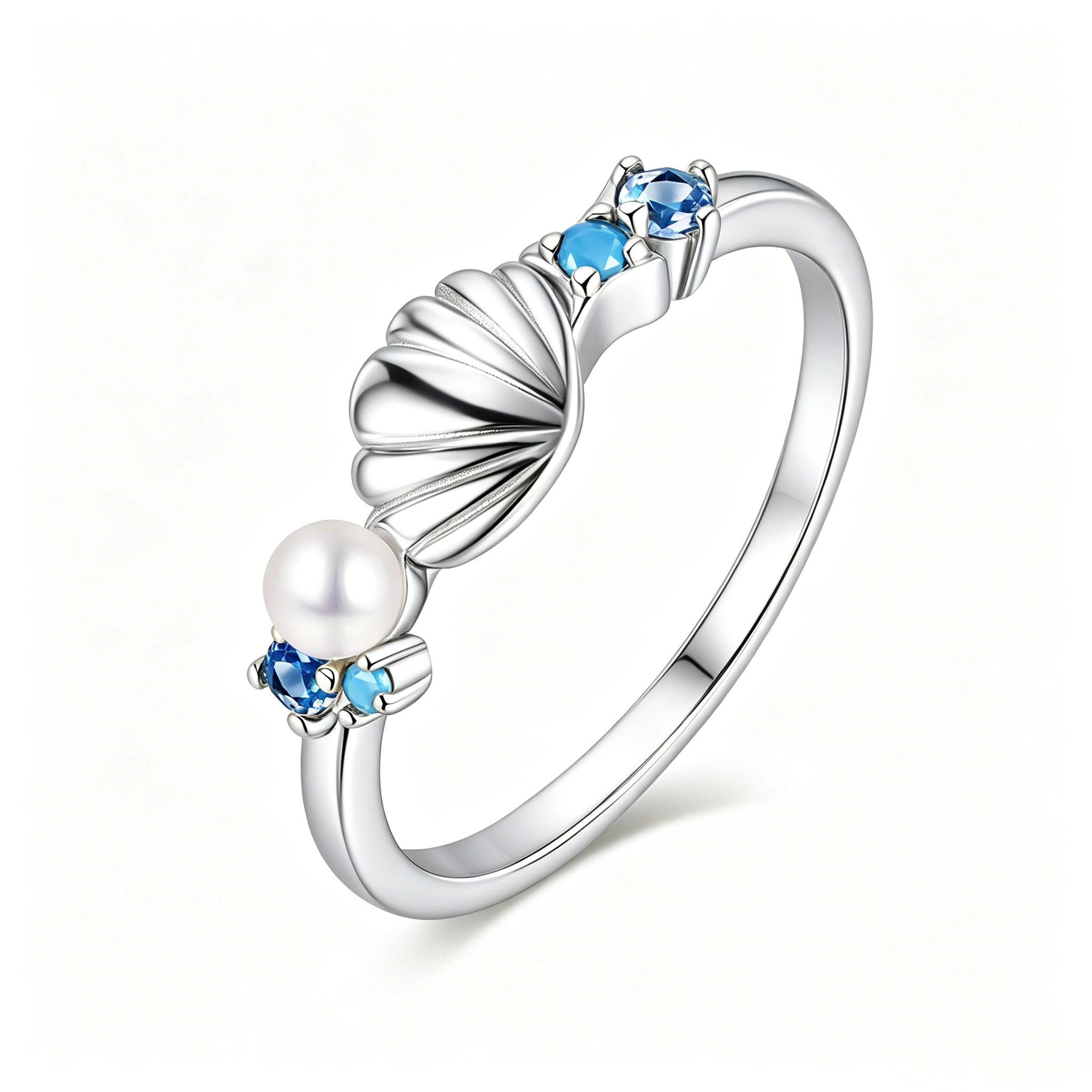 rhodium-plated-pearl-rings