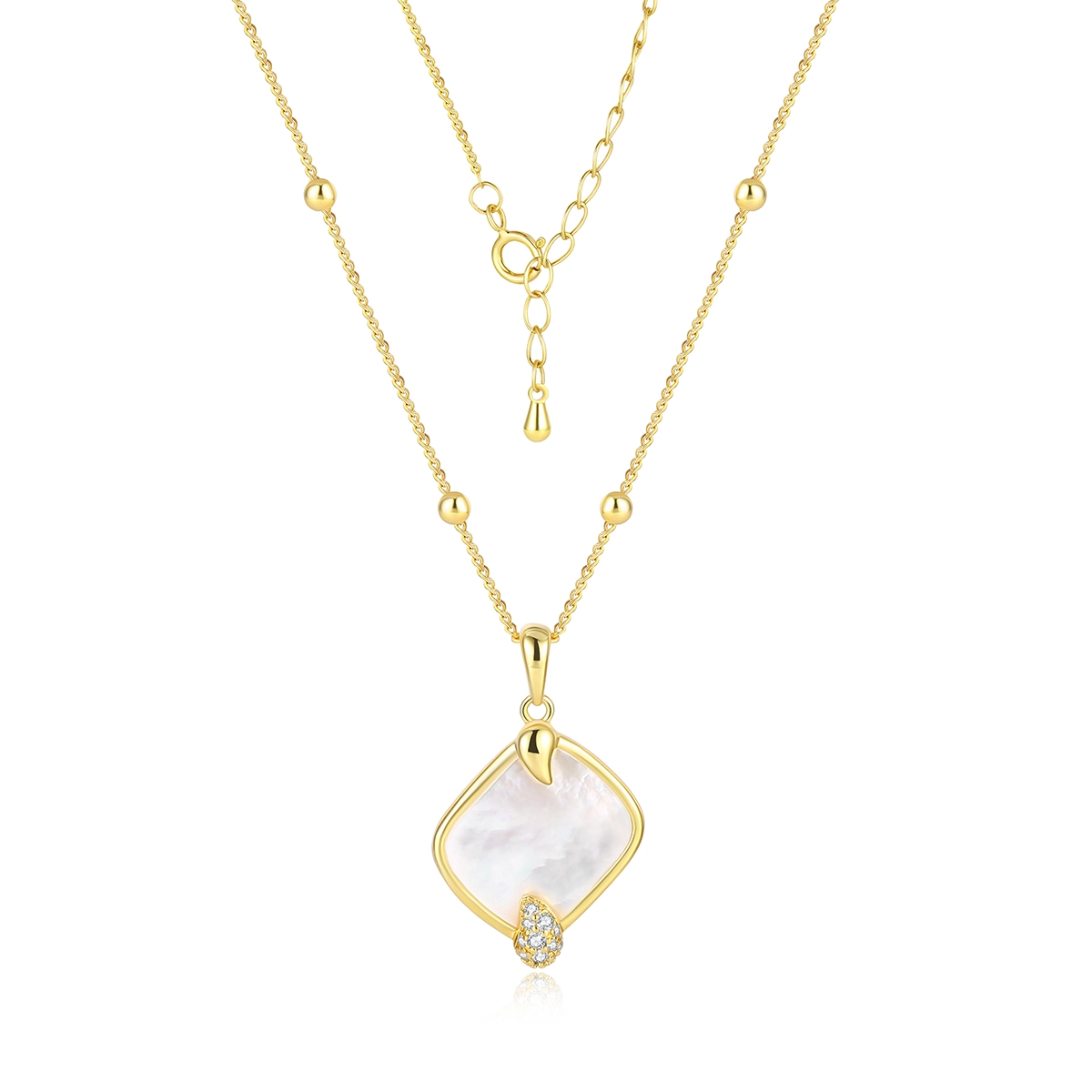 rhombus shaped necklace
