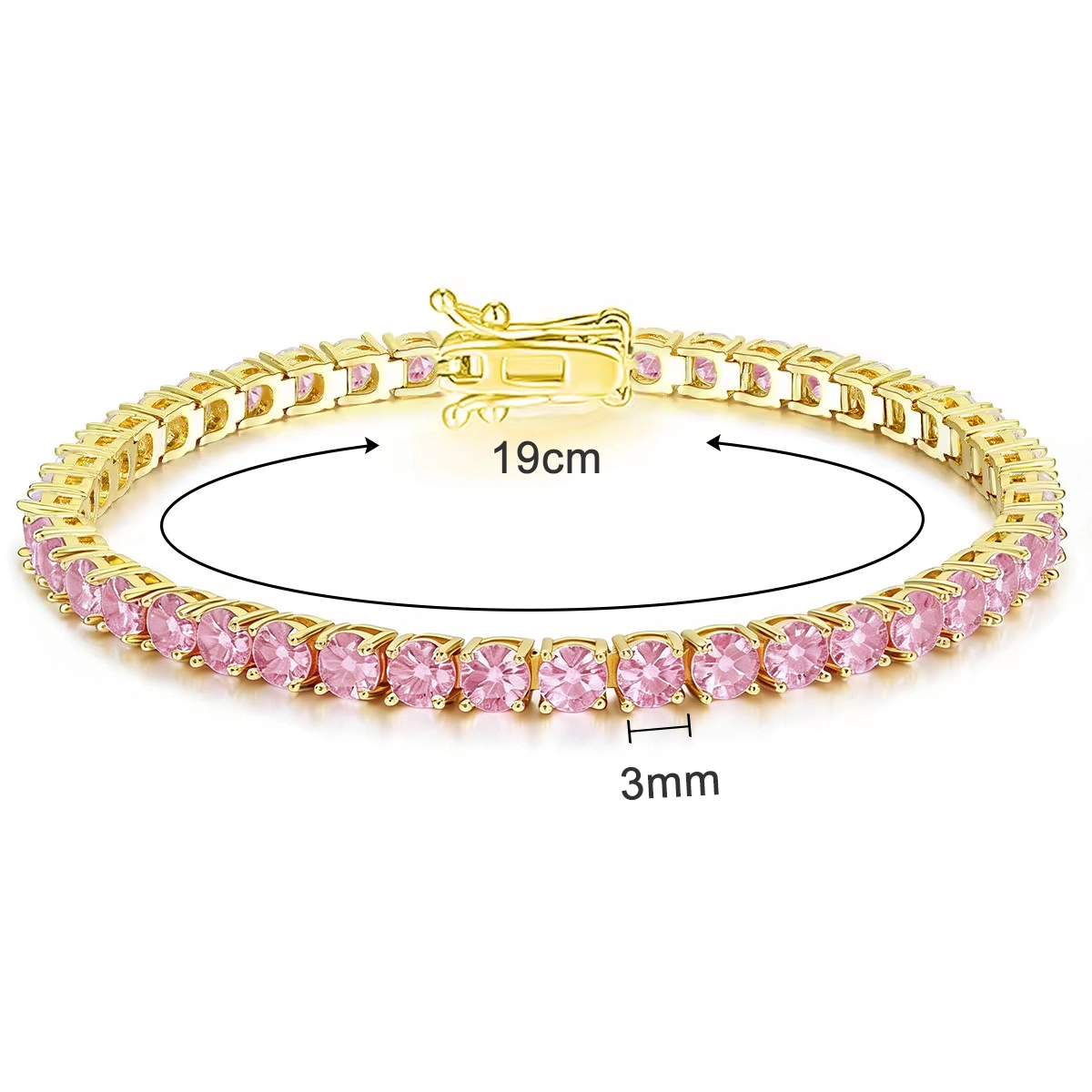 tennis bracelet (8) - Zhefan Jewelry