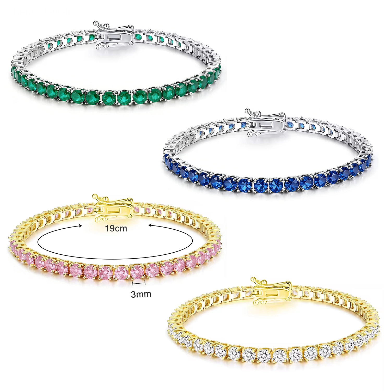 tennis bracelet (9) - Zhefan Jewelry