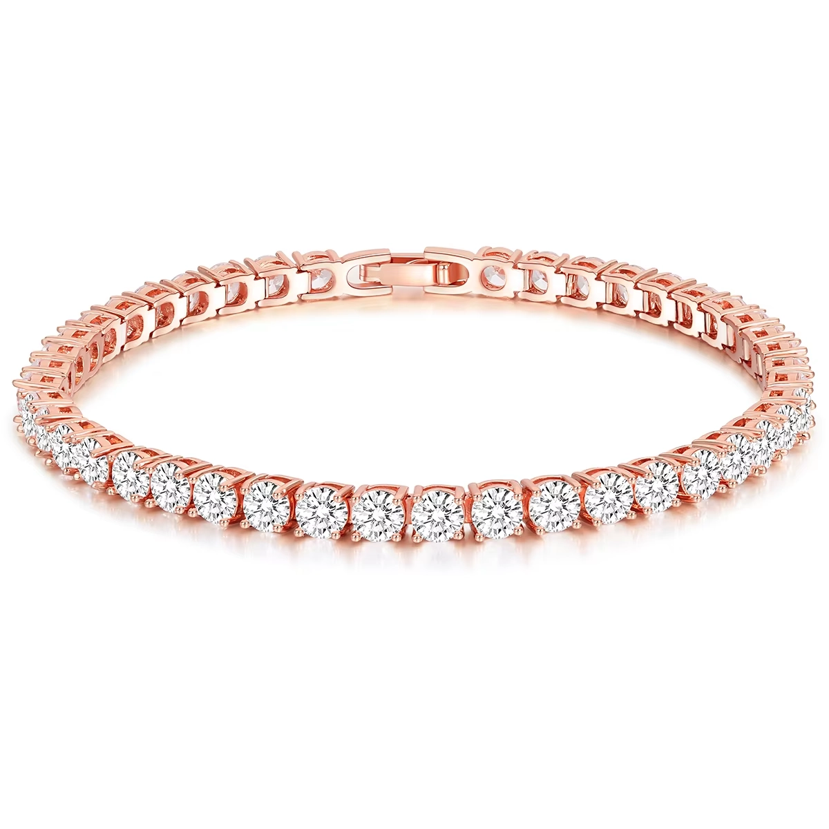 Tennis Bracelet with 4MM Cubic Zirconia 6