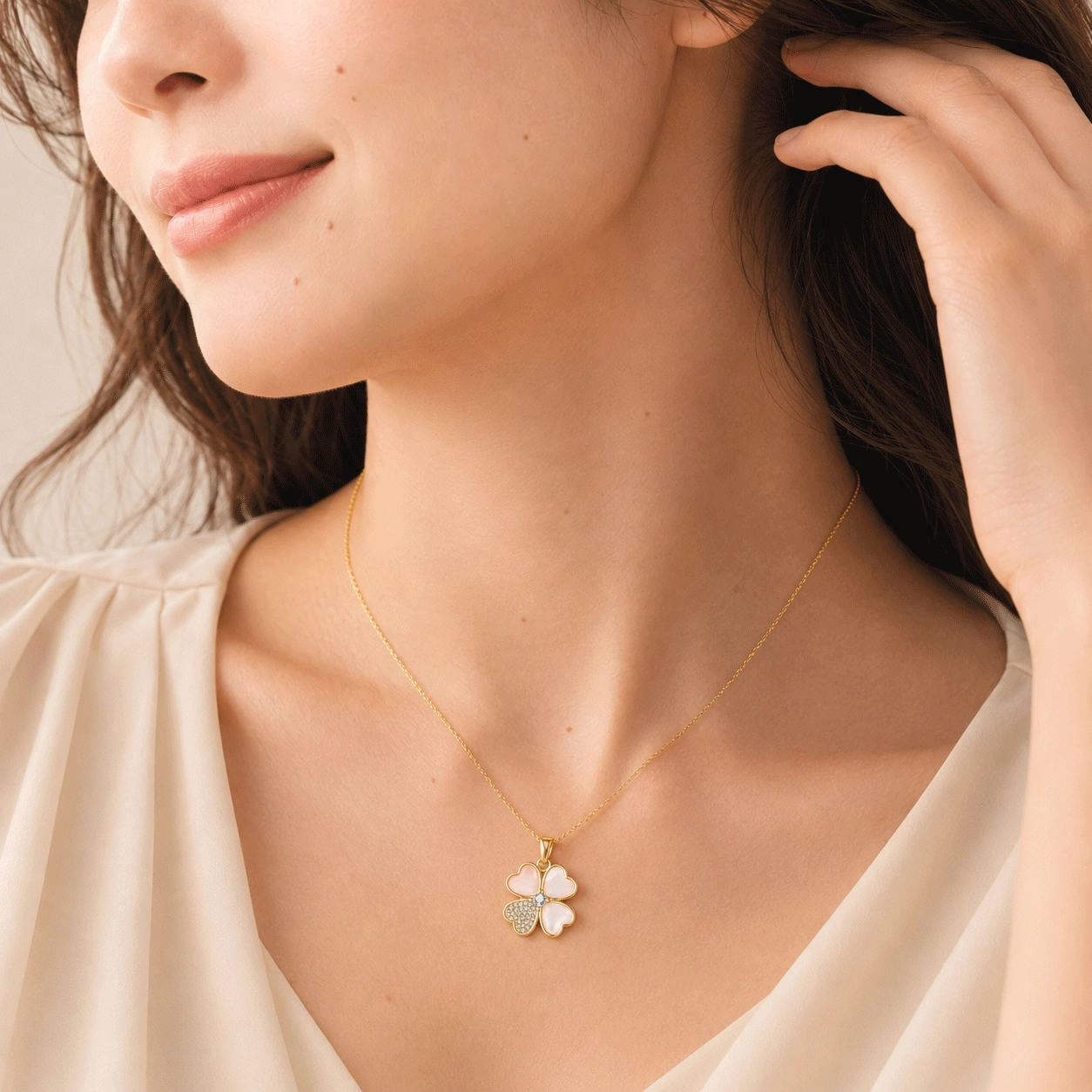 white-CZ-mother-of-pearl-necklace - Zhefan Jewelry white-CZ-mother-of-pearl-necklace - Zhefan Jewelry