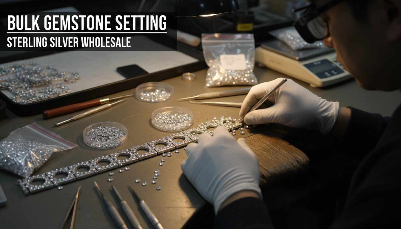 bulk gemstone setting techniques
